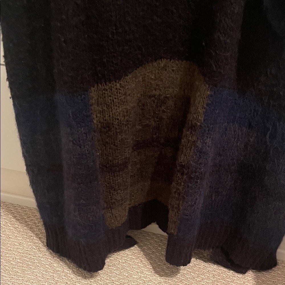 Dries Van Noten Black, Blue and Brown Long Cardigan - Picture 11 of 15